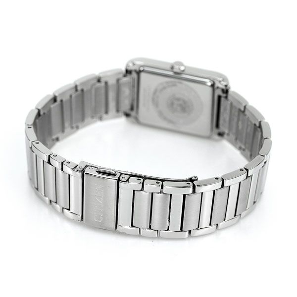 Citizen FRA59-2431 men's wristwatch with black dial and silver stainless steel band