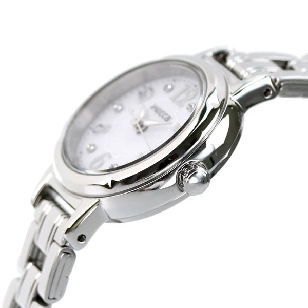 Citizen Wicca Solar Tech ladies watch KH9-914-15 with silver dial and stainless steel band