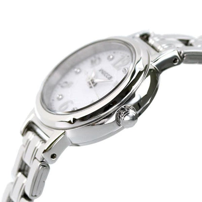 Citizen Wicca Solar Tech ladies watch KH9-914-15 with silver dial and stainless steel band