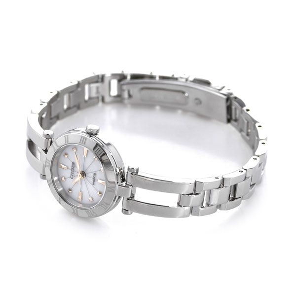 Citizen Wicca Eco-Drive ladies watch NA15-1572C with silver dial and stainless steel band