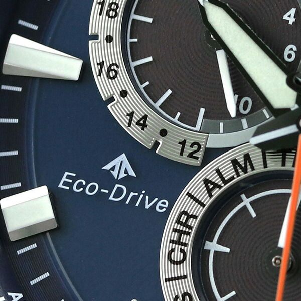 Citizen Promaster Land Series Eco-Drive Radio-Controlled Watch with blue dial and stainless steel case