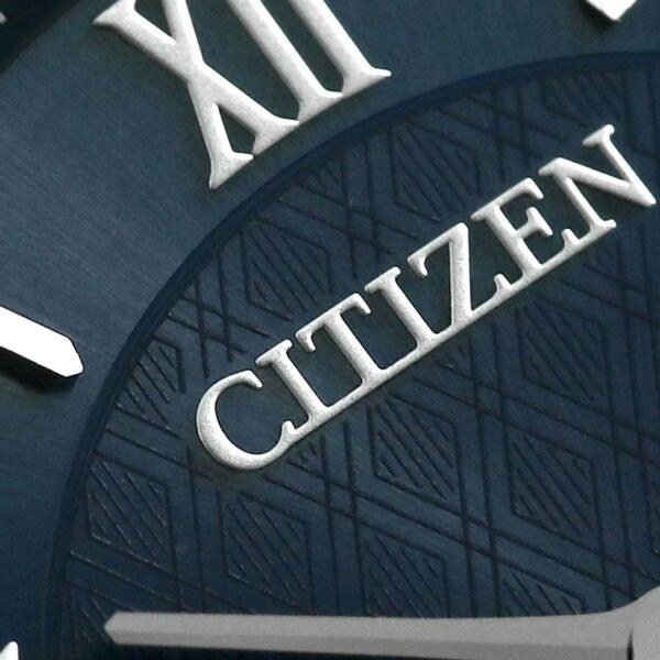 Citizen Eco-Drive BV1120-15L men's watch with navy dial, black leather strap, and stainless steel case
