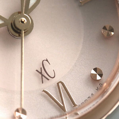 Citizen xC Mizukore Eco-Drive watch EW5574-51W with pink dial and silver stainless steel band