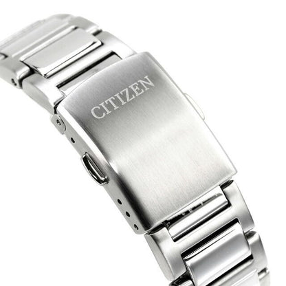 CITIZEN COLLECTION men's wristwatch BM7620-83A with white dial and silver stainless steel band