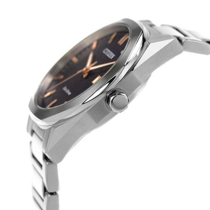 Citizen Collection men's watch BM7620-83E with black dial and silver stainless steel band