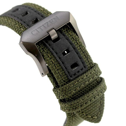 Citizen Promaster Land 35th Anniversary limited edition watch with black and khaki dial and polyester Cordura band