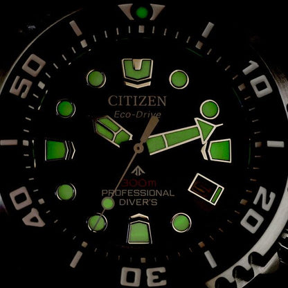 Citizen Promaster Marine Series Professional Diver 300m watch BN1024-01Z with red gradient dial and black band