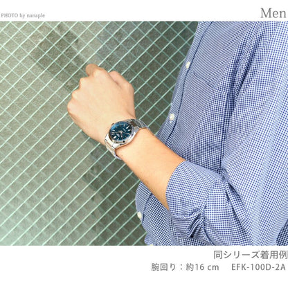 CASIO EFK-100D-3ADR Automatic Men's Watch — Japanese