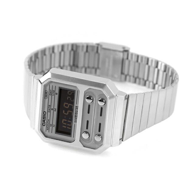CASIO A100WE-7BDF Quartz Men's Watch — Japanese
