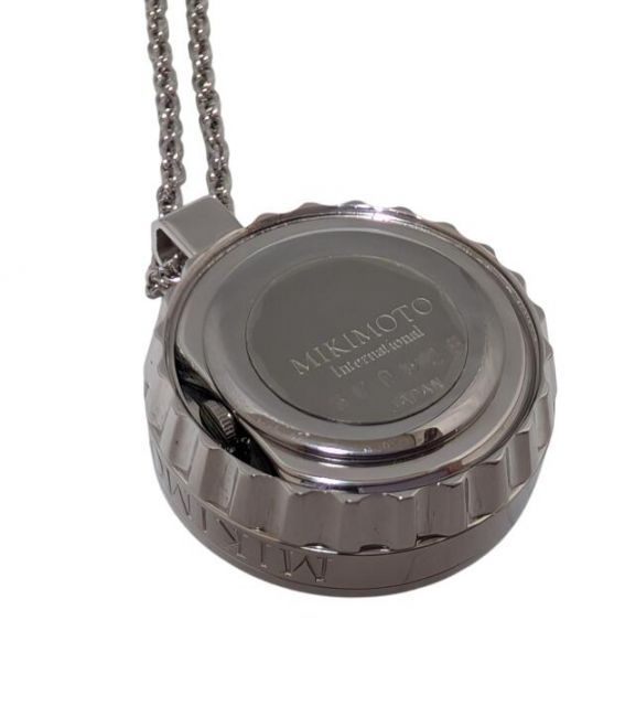Mikimoto Pearl 3-Way Pendant Watch Necklace featuring baby pearls with silver and yellow metal accents