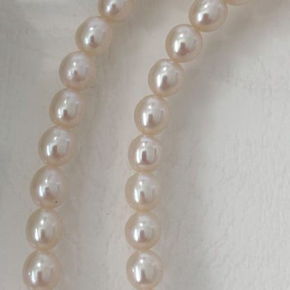 TASAKI K18 gold necklace with pearl and removable malac pearl heart pendant 42.5 cm length