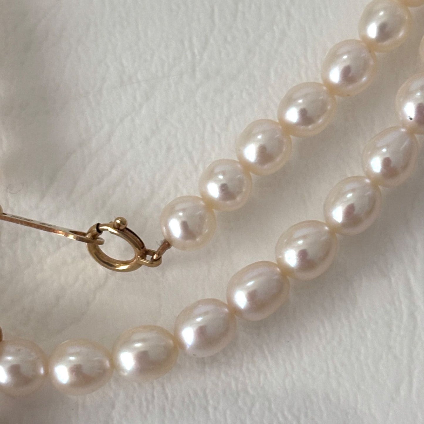 TASAKI K18 gold necklace with pearl and removable malac pearl heart pendant 42.5 cm length