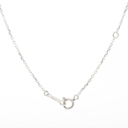 MIKIMOTO Diamond Necklace in K18 White Gold with 0.06 ct diamonds and adjustable chain