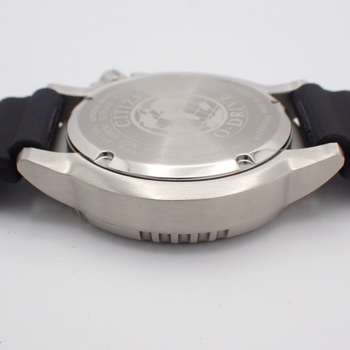 Citizen Promaster Marine BN0156-05E black dial men's watch with stainless steel case and genuine uretan band