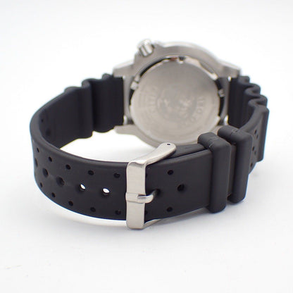 Citizen Promaster Marine BN0156-05E black dial men's watch with stainless steel case and genuine uretan band