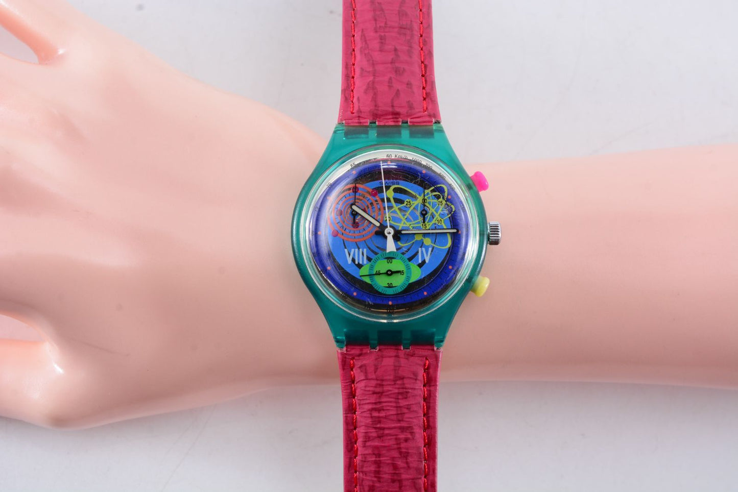 swatch Quartz Chronograph DayDate Men's — Japanese