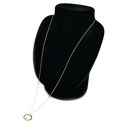 Mikimoto K18PG pink gold necklace with 6.5mm pearl pendant on 60cm chain