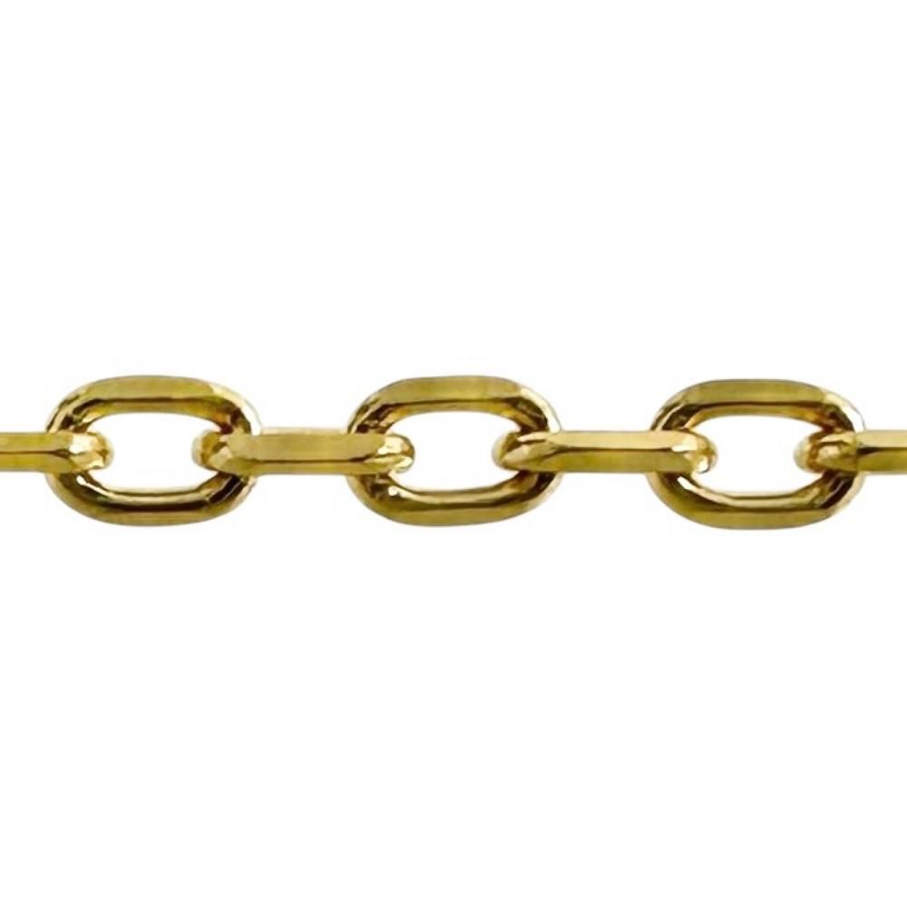 MIKIMOTO Azuki Chain Necklace in 18K gold, 40cm length, 1.1mm width, weighing 1.7g for ladies