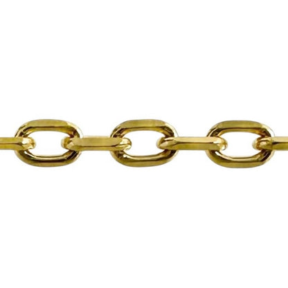 MIKIMOTO Azuki Chain Necklace in 18K gold, 40cm length, 1.1mm width, weighing 1.7g for ladies