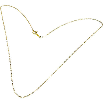 MIKIMOTO Azuki Chain Necklace in 18K gold, 40cm length, 1.1mm width, weighing 1.7g for ladies