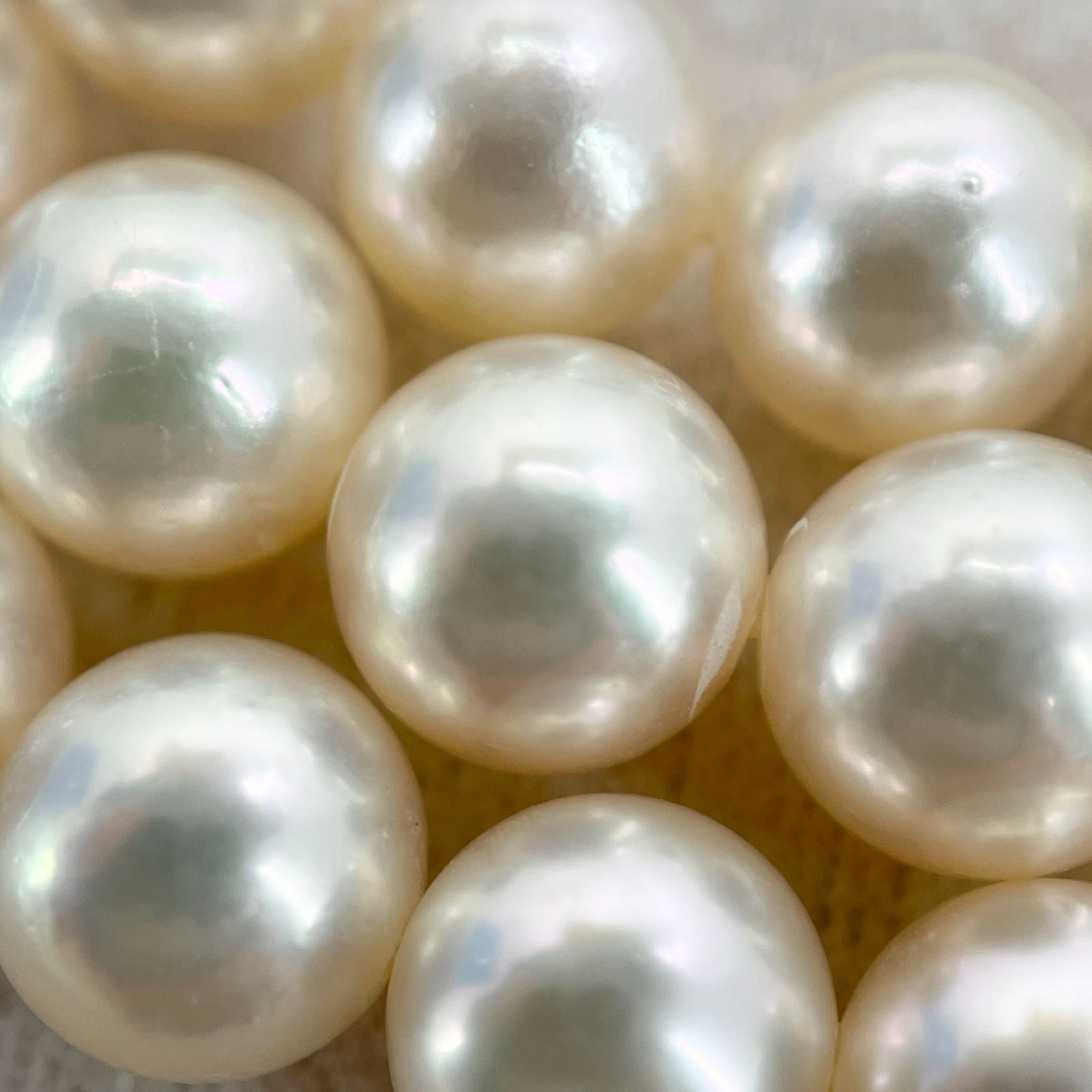 Mikimoto Akoya Pearl Silver Necklace model 24-2988 displayed with pearls and silver chain in jewelry box