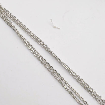 Mikimoto grape motif necklace in silver tone featuring a 5mm pearl and 45cm silver chain