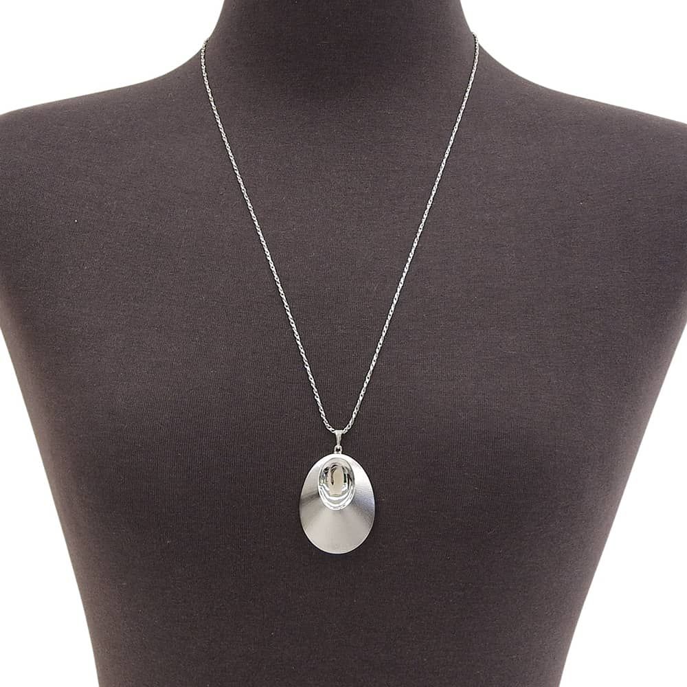 Mikimoto perfume bottle necklace made of Silver 925 weighing 20g with 62cm neck circumference