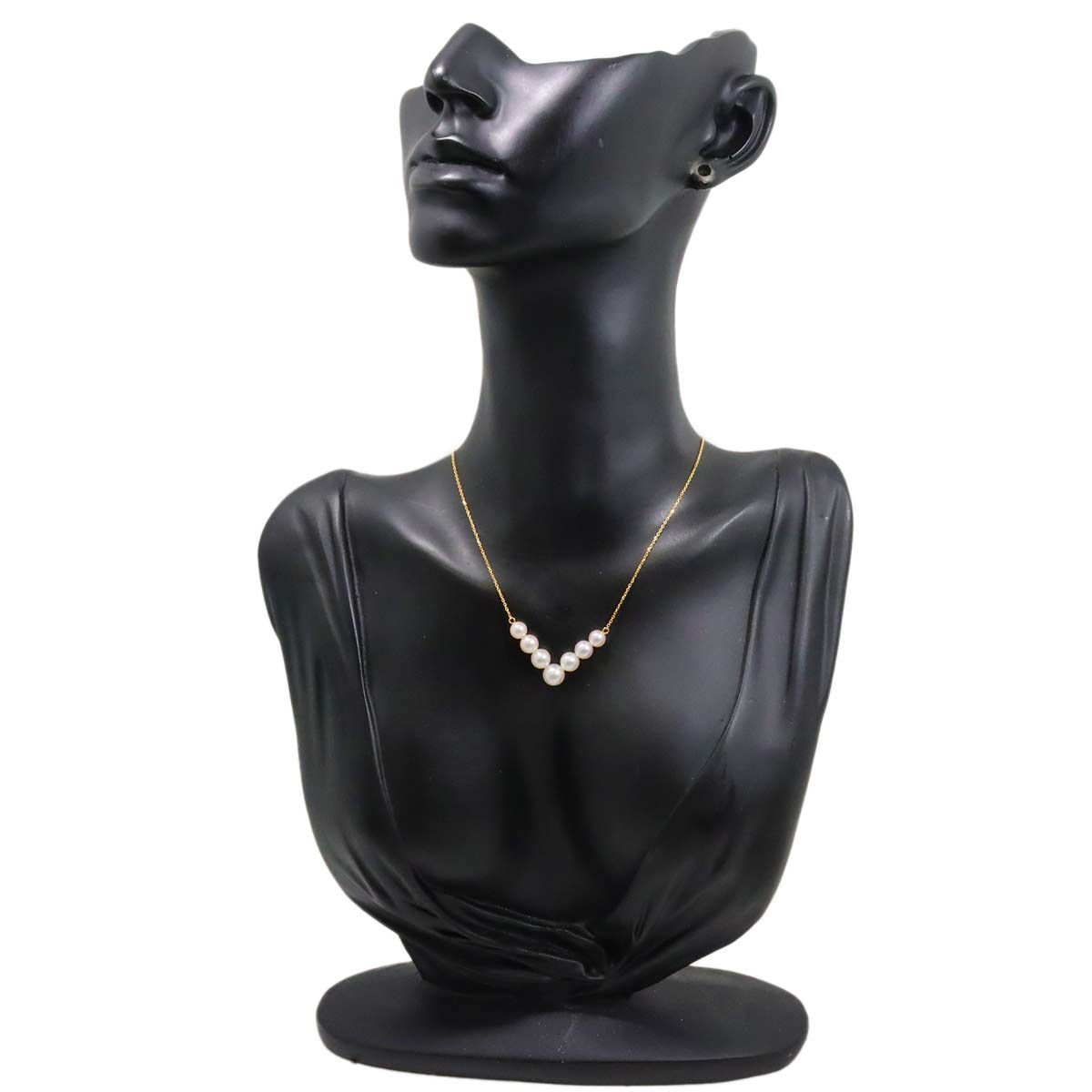 Akoya Pearl Necklace 90333548 in 18k yellow gold with 6.4-5.0 mm pearls and adjustable 42.5 cm length