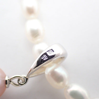 MIKIMOTO PERLITA Necklace made of Silver 925 with a pearl pendant, 41 cm length, elegant design