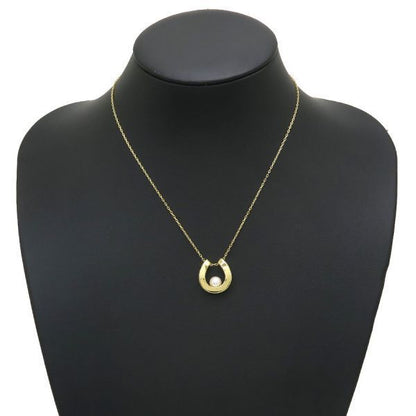 Mikimoto Akoya pearl necklace with 6.8mm pearls, 39cm length, classic round pearls on a white background