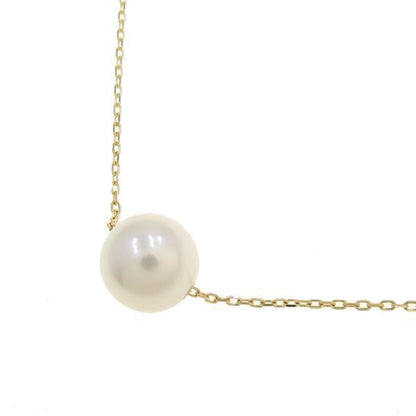 Tasaki Akoya pearl necklace with 7.6mm pearls, 38-41.5cm length, displayed on white background