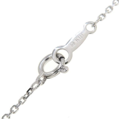 Mikimoto black cultured pearl diamond necklace 40cm with 10.2mm pearls in A Rank used condition