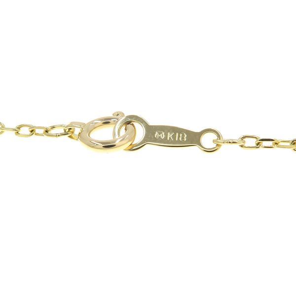 Mikimoto Akoya pearl necklace 40cm with yellow gold chain weighing 2.6g