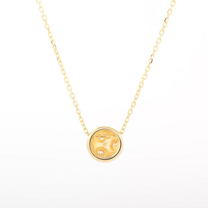 MIKIMOTO diamond necklace in K18 yellow gold with 0.06 ct diamond and adjustable chain length