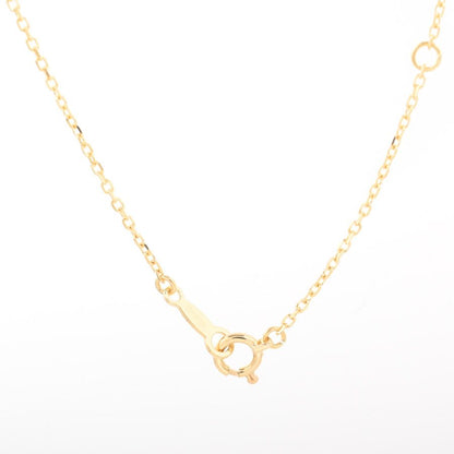 MIKIMOTO diamond necklace in K18 yellow gold with 0.06 ct diamond and adjustable chain length