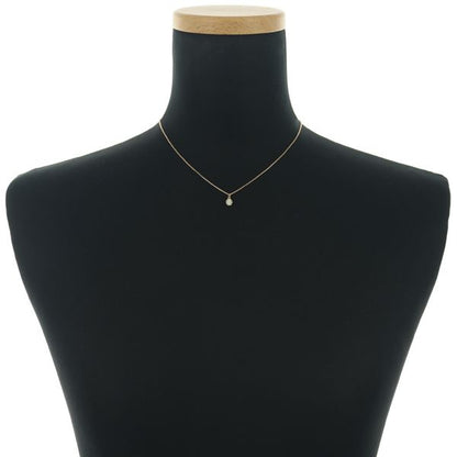 Agete necklace with opal pendant in 10 karat yellow gold featuring a delicate 36-41 cm chain