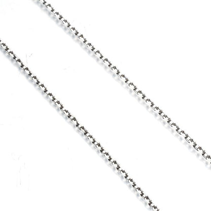 Mikimoto Cut Azuki 38cm white gold chain necklace in 18 karat K18WG with 1.1mm width