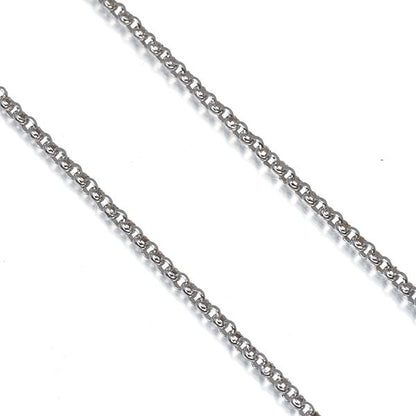Tasaki Escargot 41cm white gold chain necklace made of 18K gold with 1.5mm width