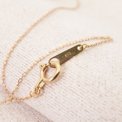 Agete K10 Chain Necklace model 24-4360 made of gold, displayed on a white background