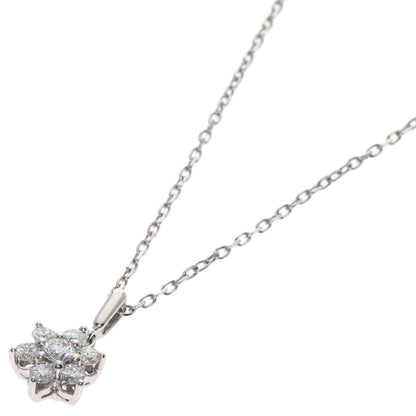 Mikimoto ladies diamond necklace in K18WG with 0.3ct diamonds and 42.5 cm chain