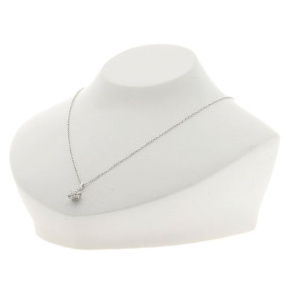 Mikimoto ladies diamond necklace in K18WG with 0.3ct diamonds and 42.5 cm chain