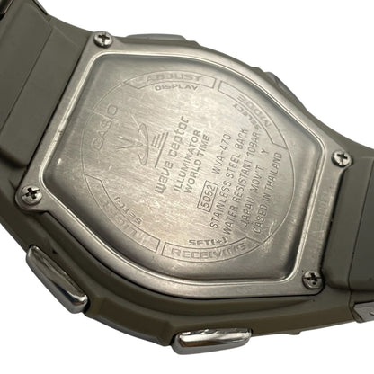 CASIO WVA-470 Solar Men's Watch — Japanese