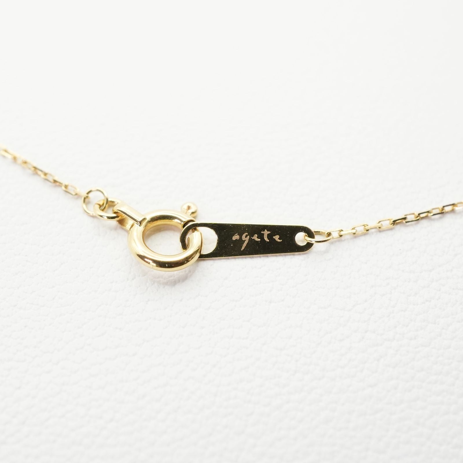 Agetto Limited Necklace in K18 gold with 0.09 carat diamonds, model 2017/24-4341