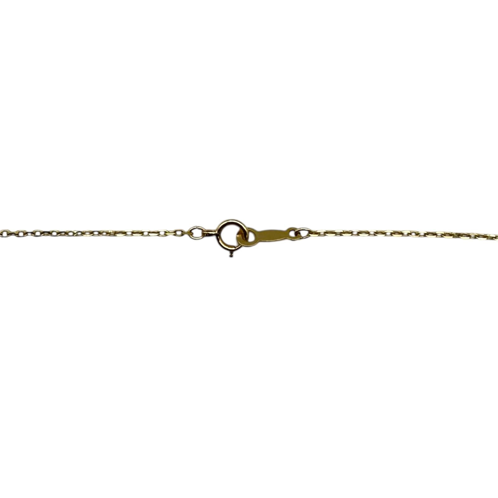Mikimoto Necklace in K18 gold for ladies with 40.5 cm length and delicate design