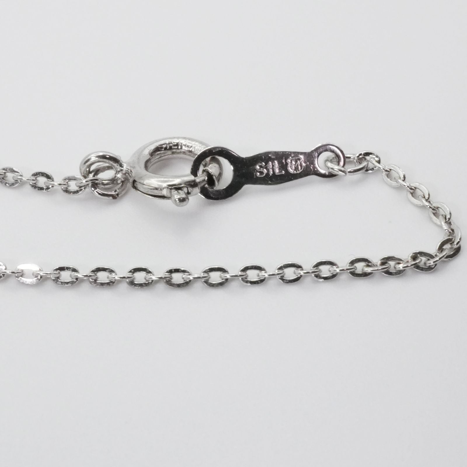 Mikimoto Silver Akoya Pearl Pendant Necklace with a single white pearl on a silver chain