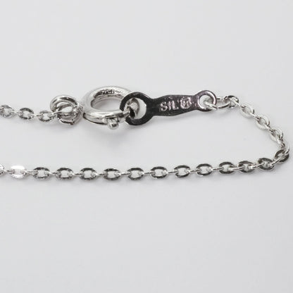 Mikimoto Silver Akoya Pearl Pendant Necklace with a single white pearl on a silver chain
