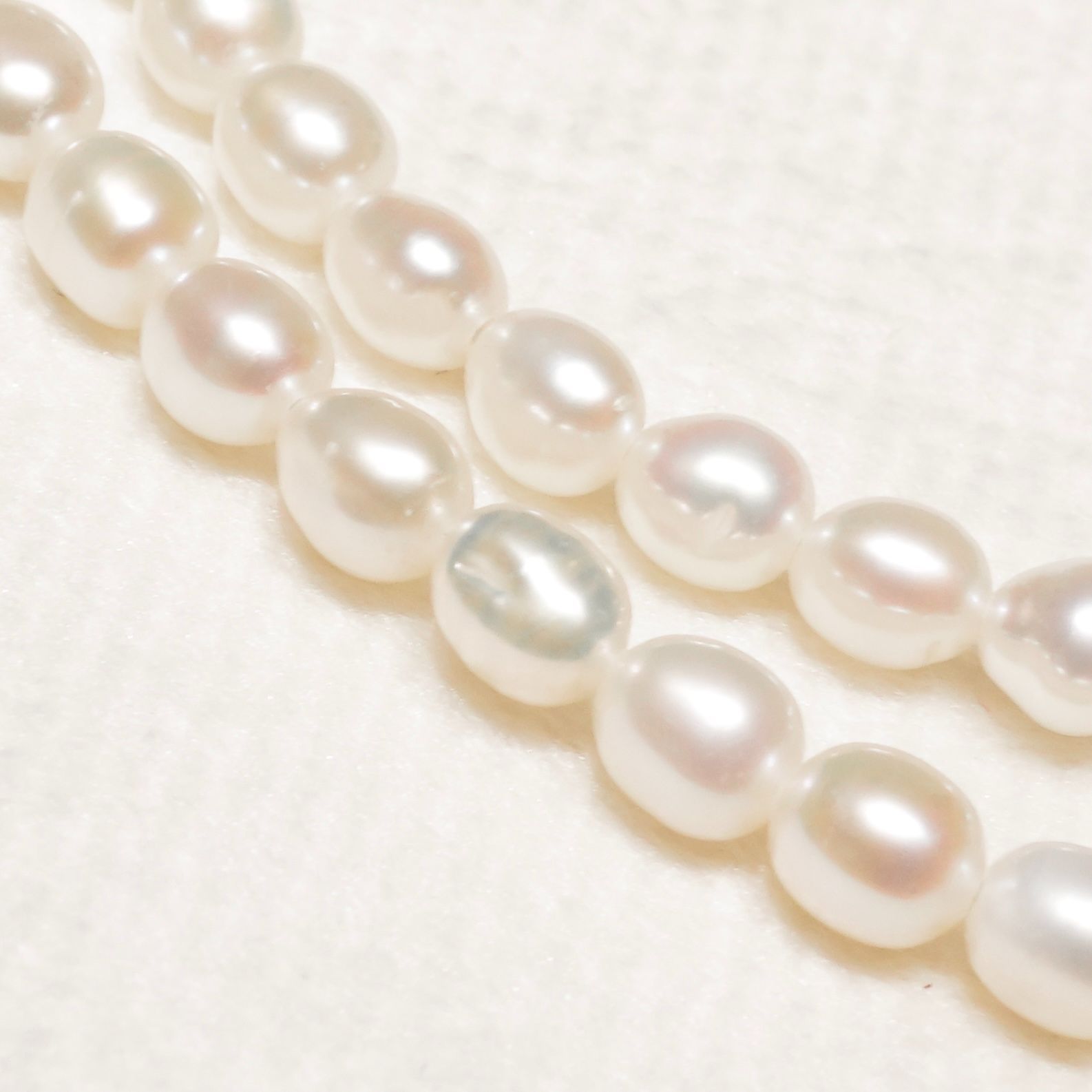 Mikimoto K18 baby pearl freshwater pearl necklace with elegant design and lustrous pearls