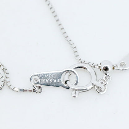 Tasaki Diamond Necklace with 0.15ct diamonds in yellow and white gold, chain length up to 45 cm