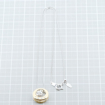 Tasaki Diamond Necklace with 0.15ct diamonds in yellow and white gold, chain length up to 45 cm