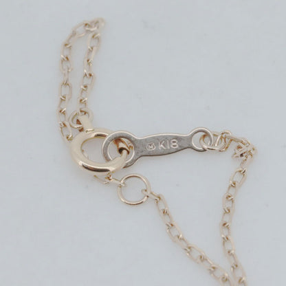 Mikimoto Flower Motif Pearl Necklace in pink gold with 4.5mm pearl and removable floral pendant on adjustable chain